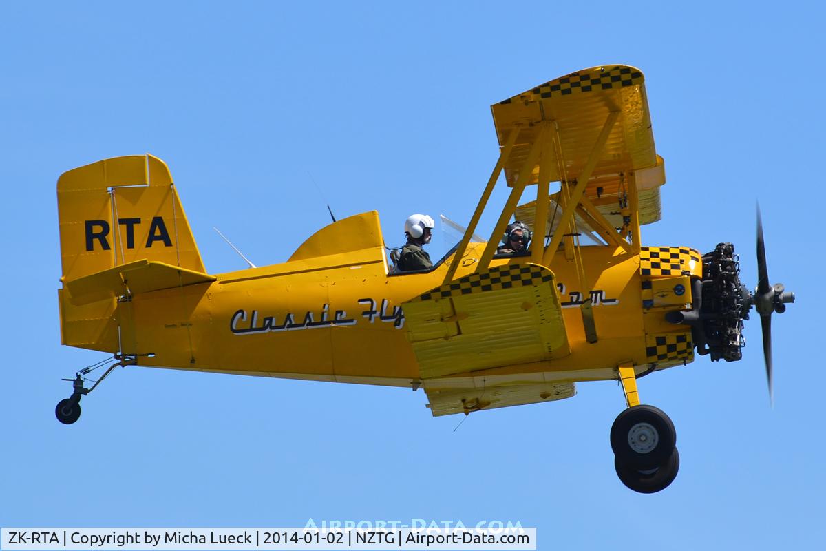 ZK-RTA, Grumman G-164A C/N 441, At Tauranga