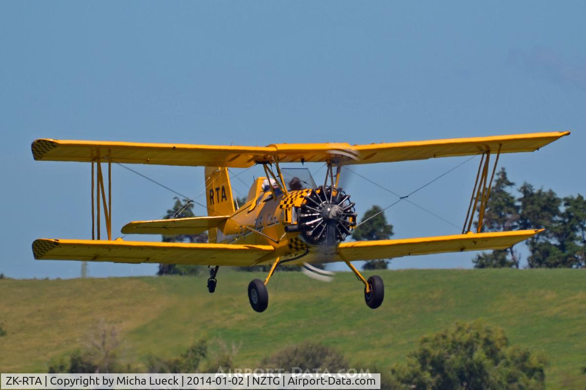 ZK-RTA, Grumman G-164A C/N 441, At Tauranga