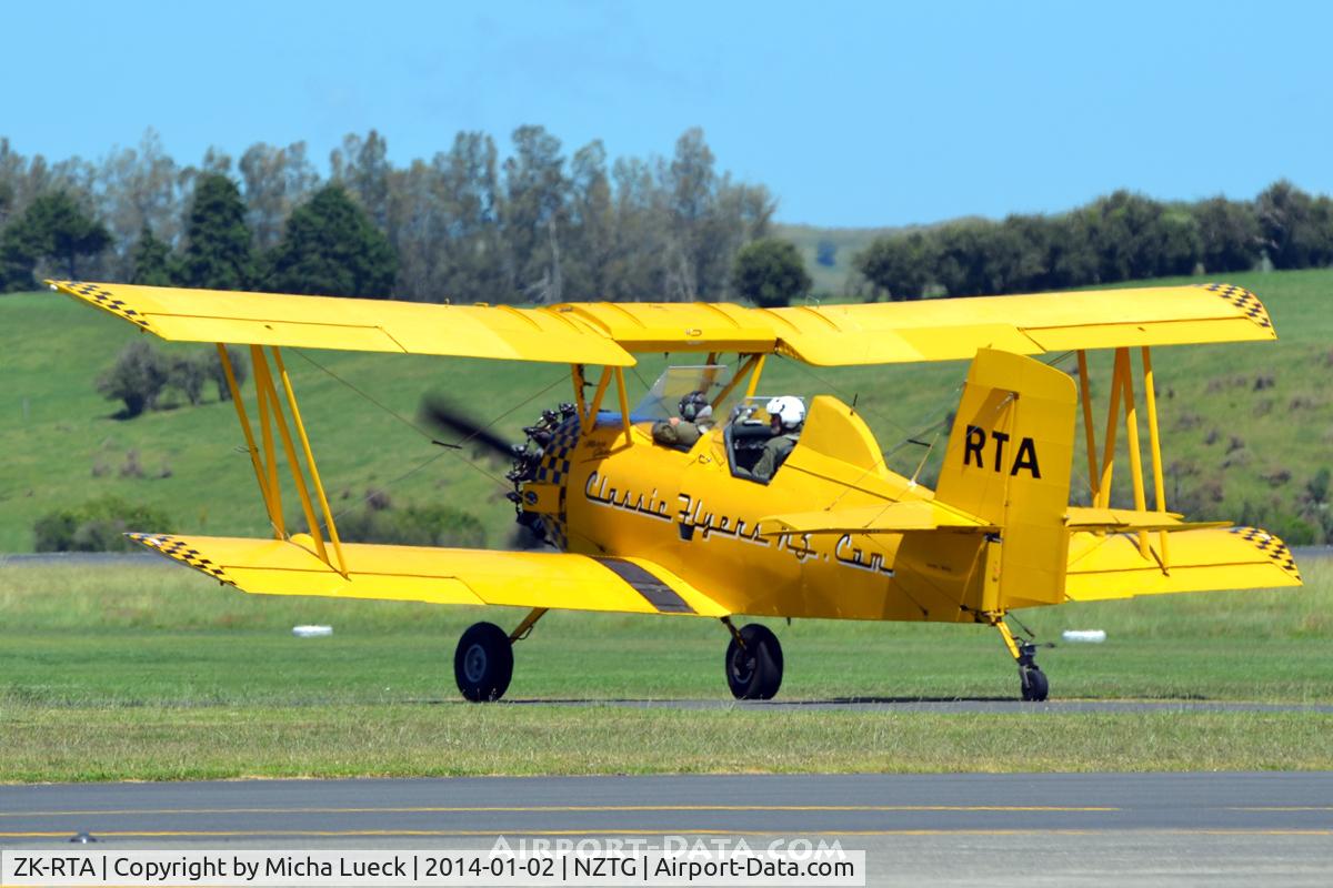 ZK-RTA, Grumman G-164A C/N 441, At Tauranga