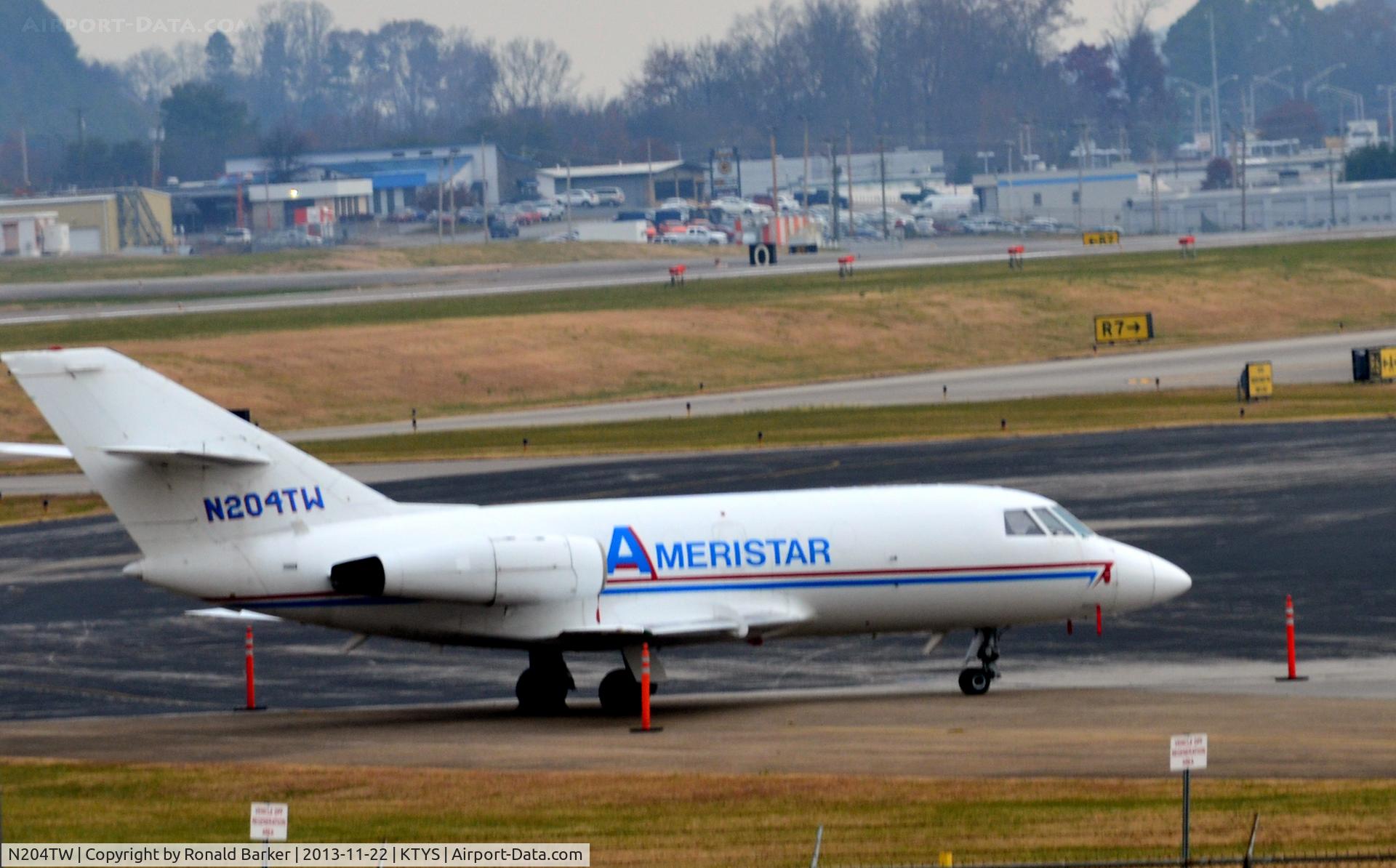 N204TW, 1969 Dassault Falcon (Mystere) 20D C/N 204, Parking ramp TYS