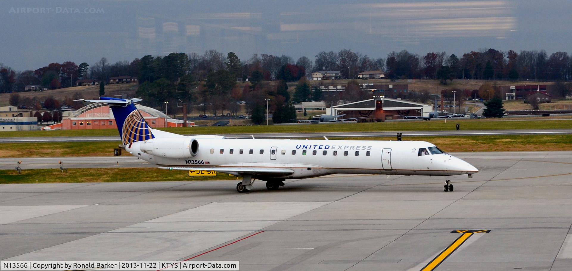 N13566, 2002 Embraer ERJ-145LR (EMB-145LR) C/N 145622, Taxi TYS