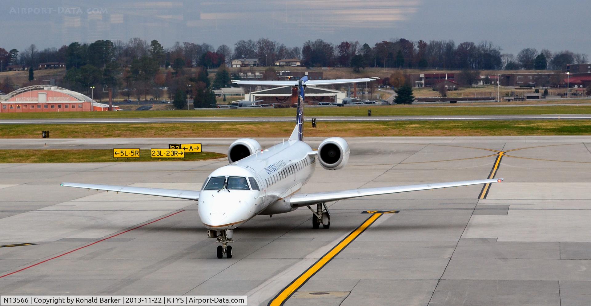 N13566, 2002 Embraer ERJ-145LR (EMB-145LR) C/N 145622, Taxi TYS