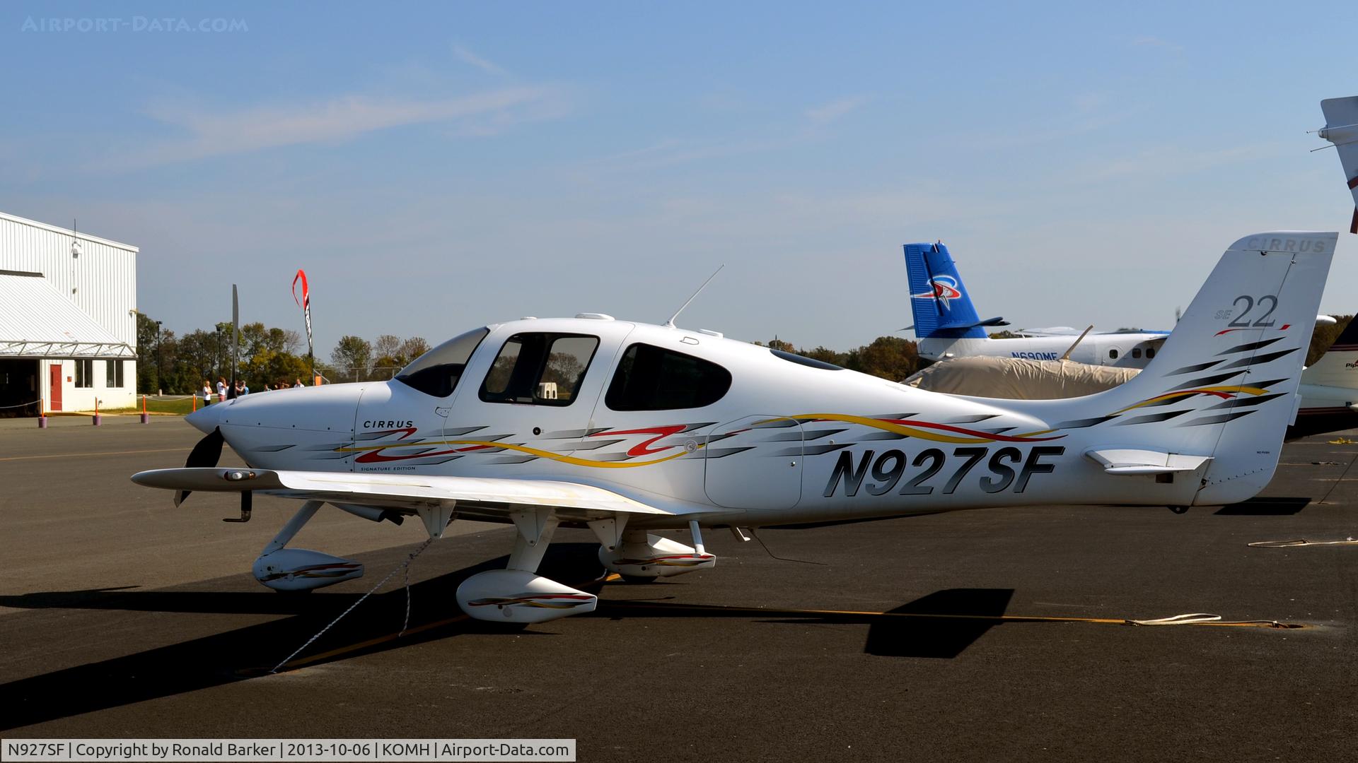 N927SF, 2006 Cirrus SR22 C/N 2238, Orange