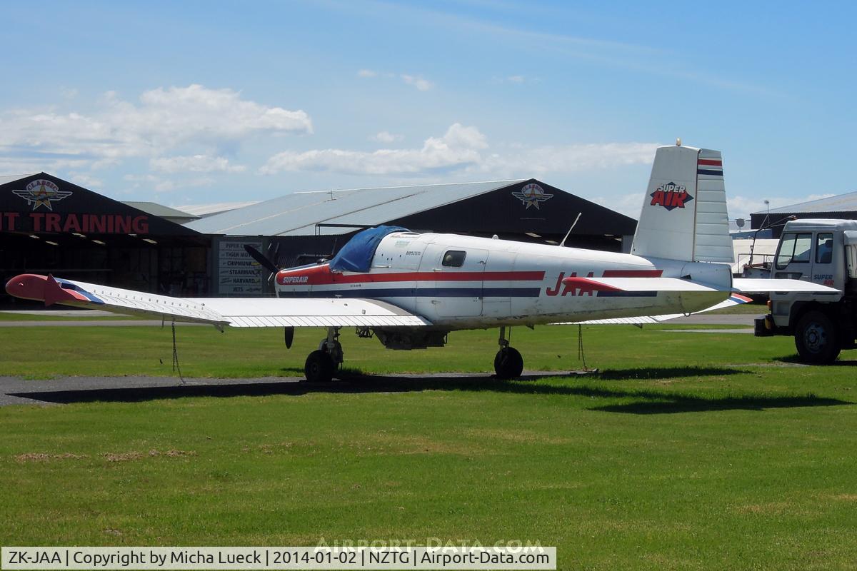 ZK-JAA, NZ Aerospace FU24-954 C/N 259, At Tauranga