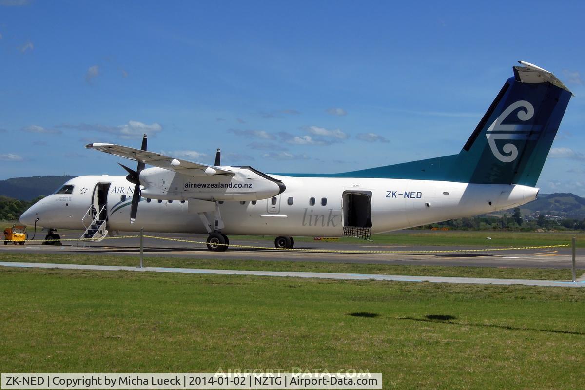 ZK-NED, 2005 De Havilland Canada DHC-8-311 Dash 8 C/N 617, At Tauranga