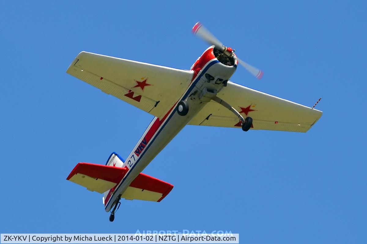 ZK-YKV, Yakovlev Yak-55M C/N 920402, At Tauranga