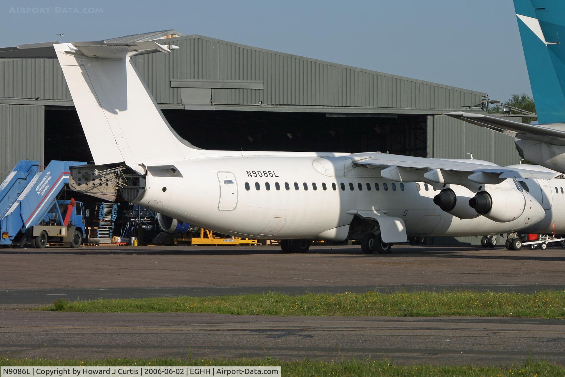 N9086L, 1989 British Aerospace BAe.146-300A C/N E3135, Broken up here during July 2009.