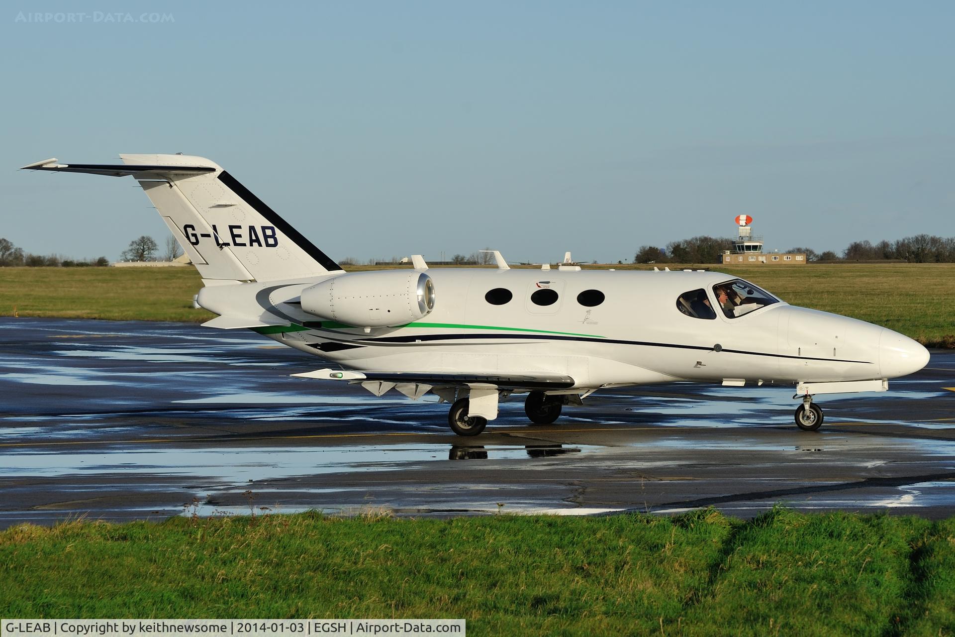 G-LEAB, 2008 Cessna 510 Citation Mustang Citation Mustang C/N 510-0073, Leaving for crew training !