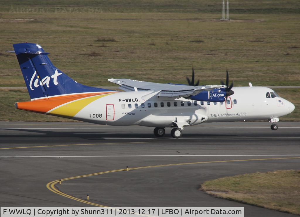 F-WWLQ, 2013 ATR 42-600 C/N 1008, C/n 1008 - To be V2-LIF