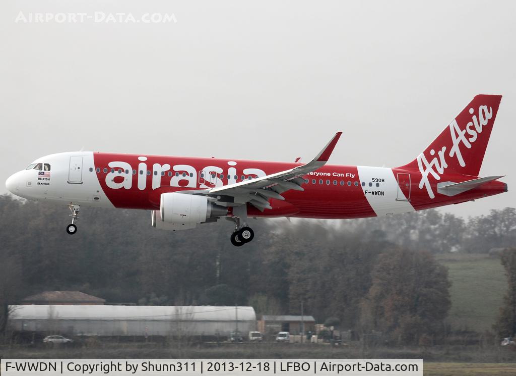 F-WWDN, 2013 Airbus A320-216 C/N 5908, C/n 5908 - To be 9M-AJE