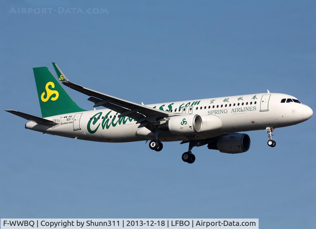 F-WWBQ, 2013 Airbus A320-214 C/N 5911, C/n 5911 - To be B-9986