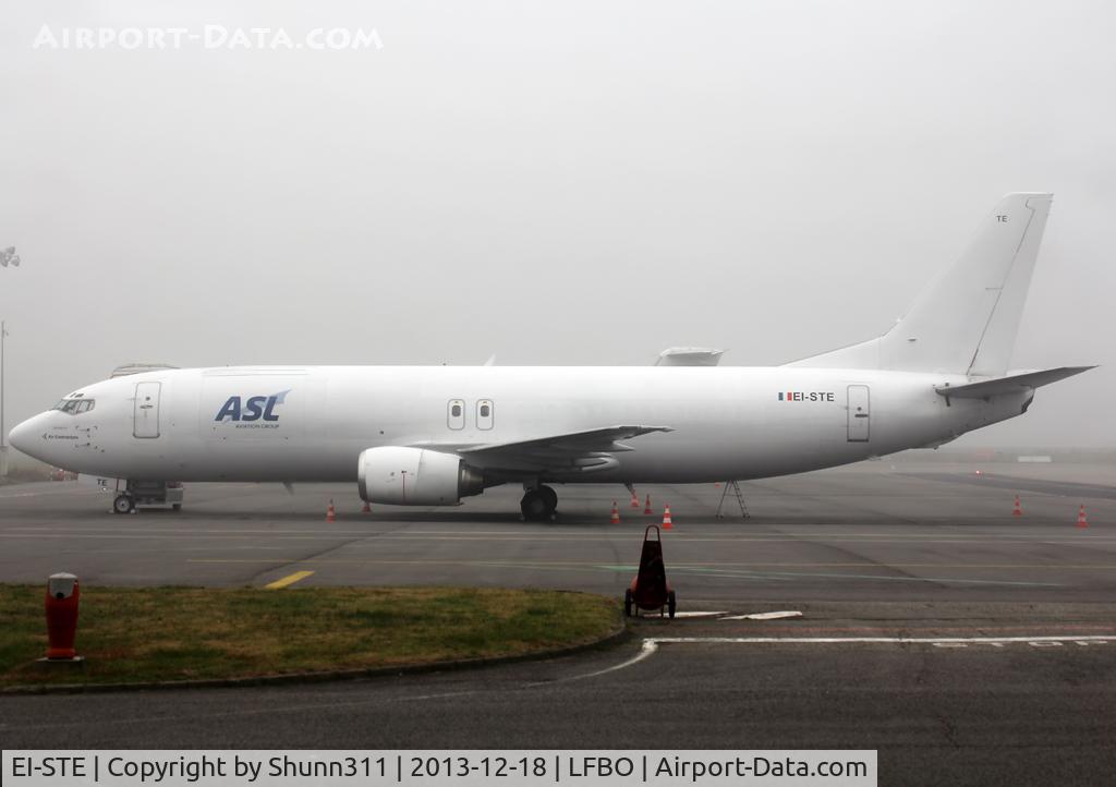 EI-STE, 1992 Boeing 737-4Y0 C/N 25261, Parked at the Cargo apron...