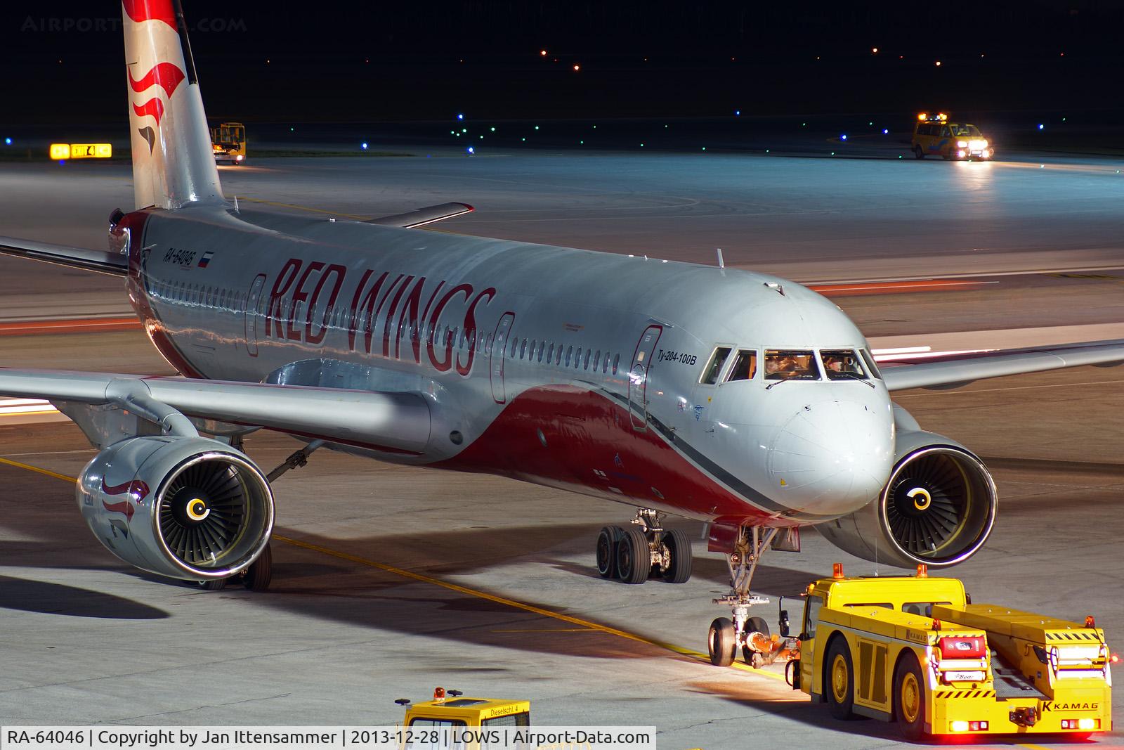 RA-64046, 2008 Tupolev Tu-204-100 C/N 1450743664046, ra-64046 @ lows