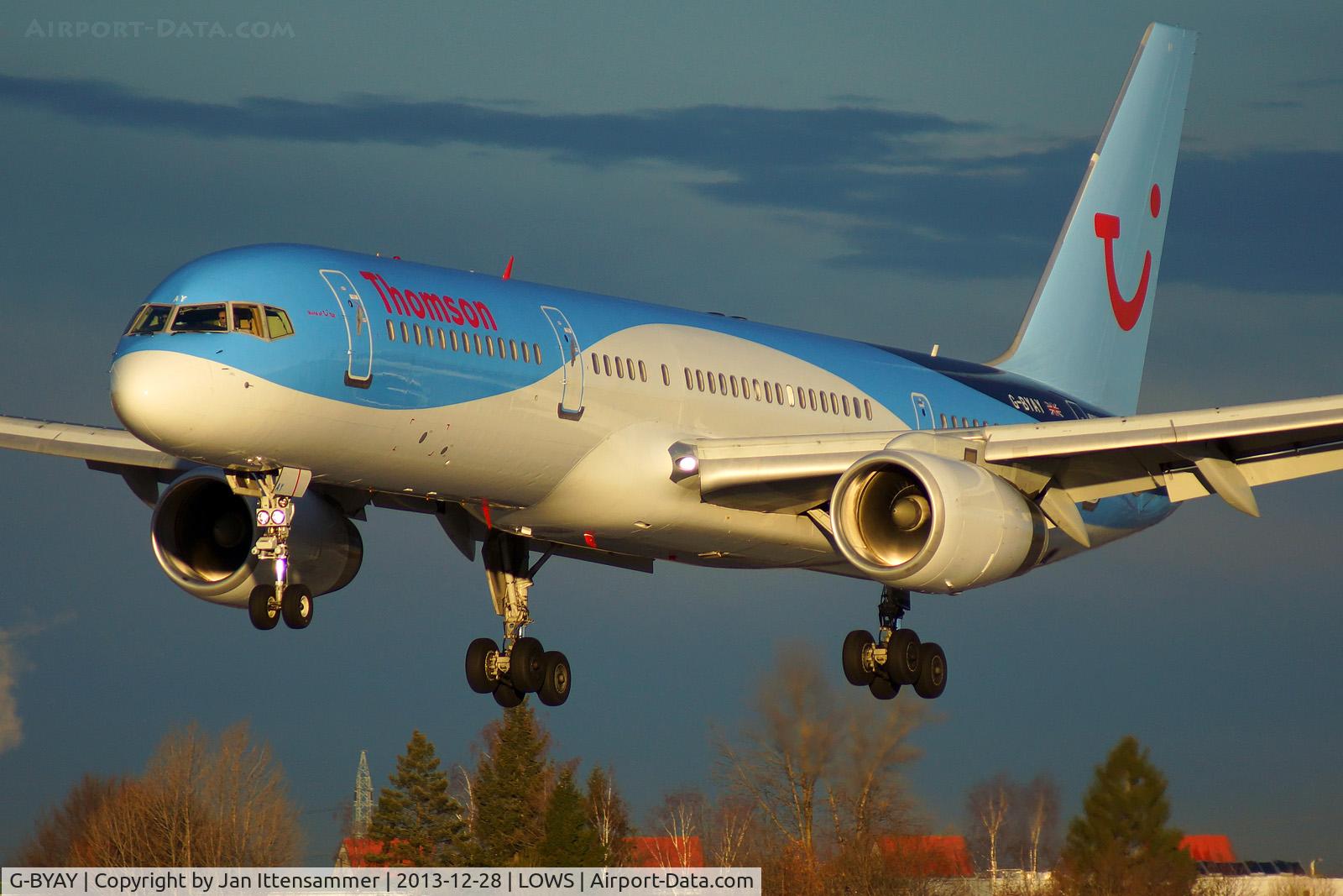 G-BYAY, 1999 Boeing 757-204 C/N 28836, g-byay