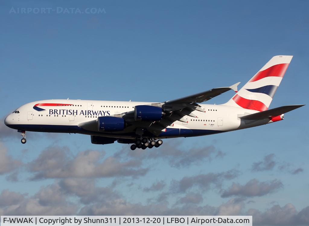 F-WWAK, 2013 Airbus A380-841 C/N 144, C/n 0144 - To be G-XLED