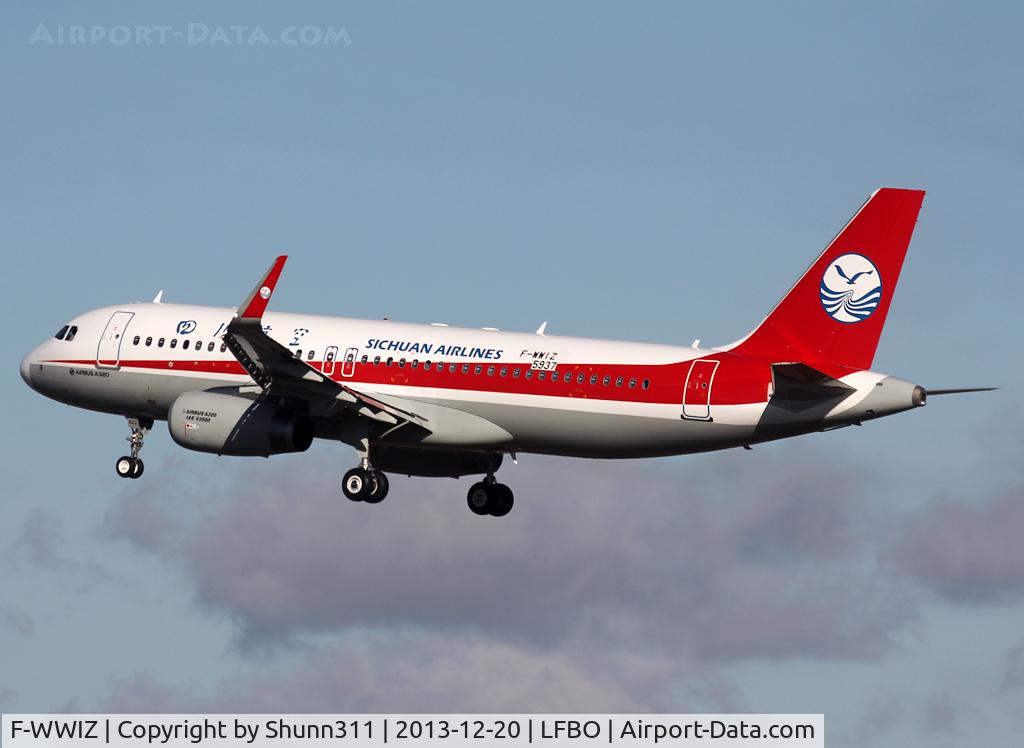 F-WWIZ, 2013 Airbus A320-232 C/N 5937, C/n 5937 - To be B-1822