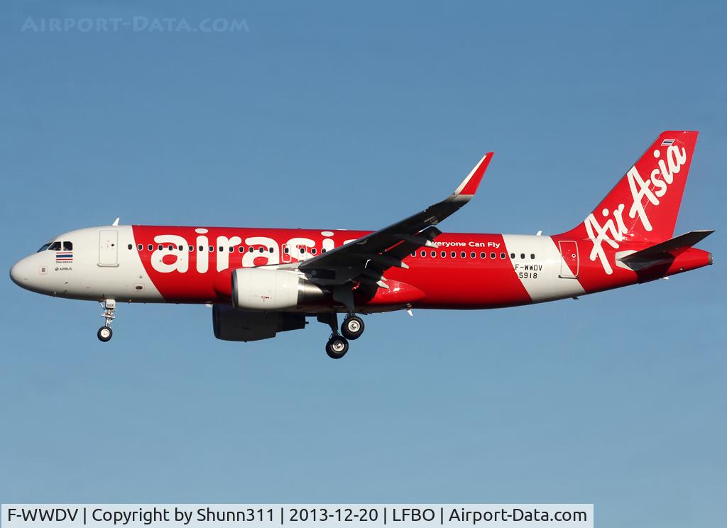 F-WWDV, 2013 Airbus A320-216 C/N 5918, C/n 5918 - To be HS-BBK