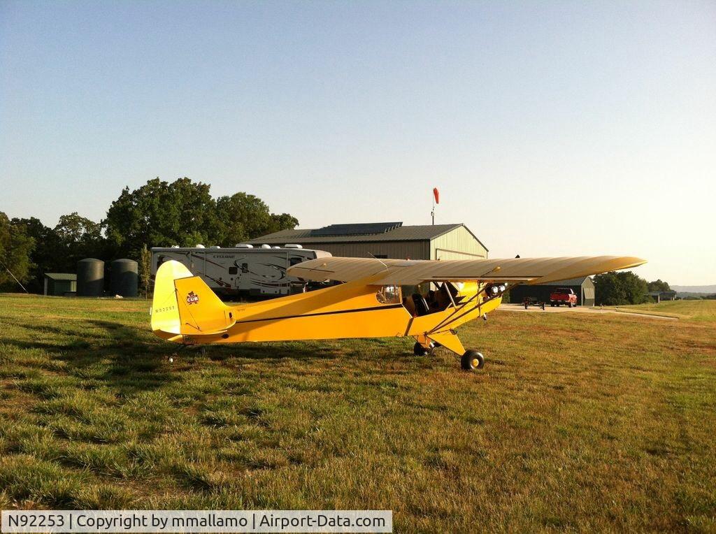 N92253, 1946 Piper J3C-65 Cub C/N 16709, 21MU The Peninsula, Shell Knob, Mo