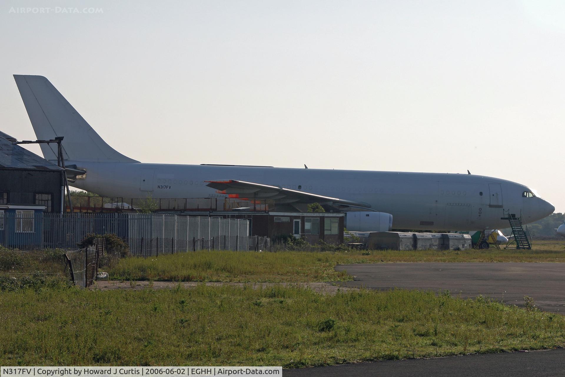 N317FV, 1980 Airbus A300B4-103 C/N 105, Ex G-CEXK. Departed on delivery the following day.