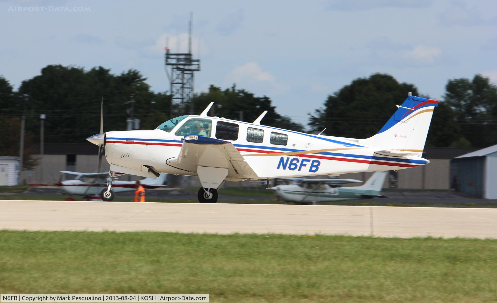 N6FB, 1978 Beech A36 Bonanza 36 C/N E-1318, Beech A36