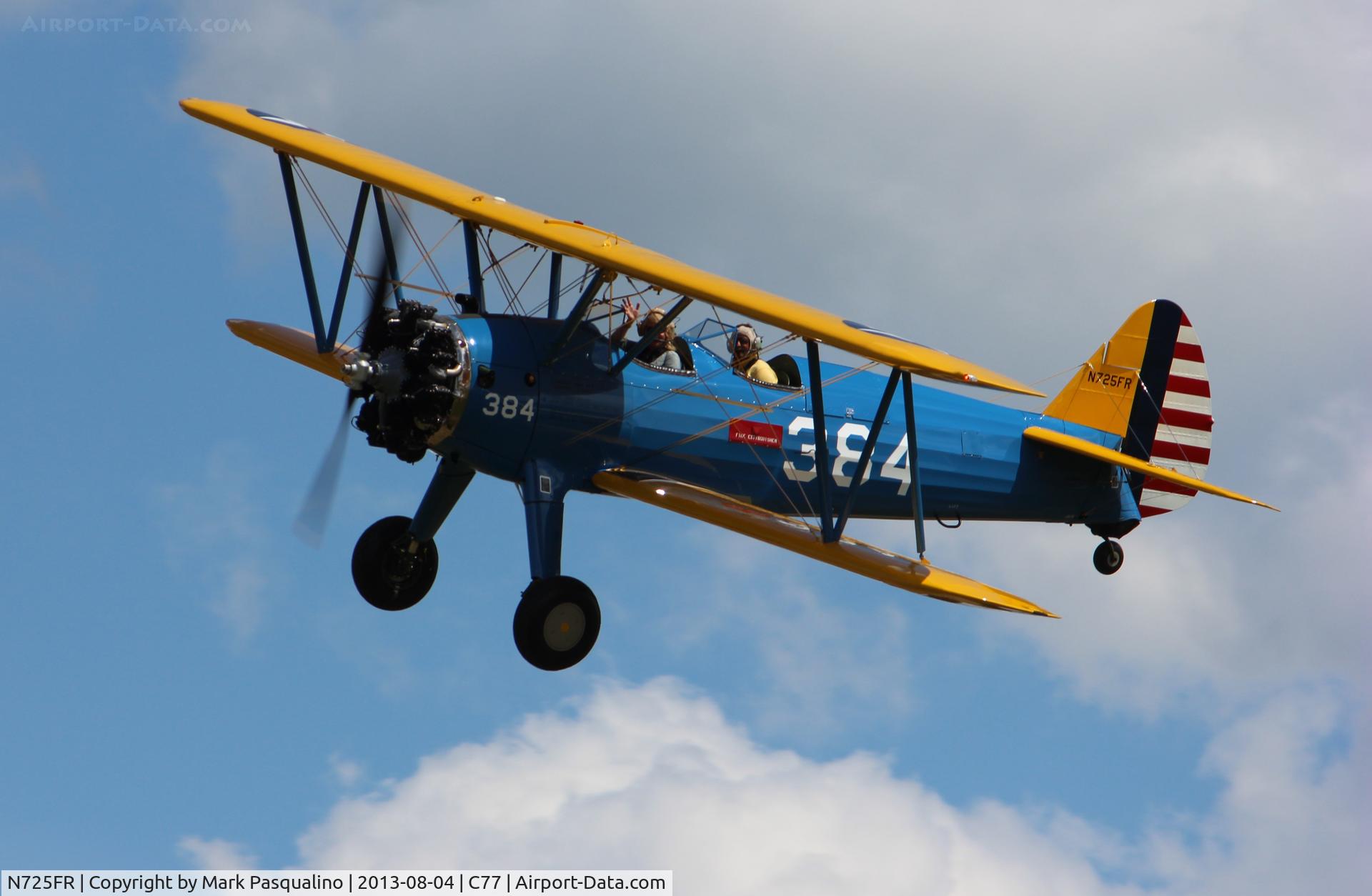 N725FR, 1940 Boeing A75 C/N 75-384, Stearman