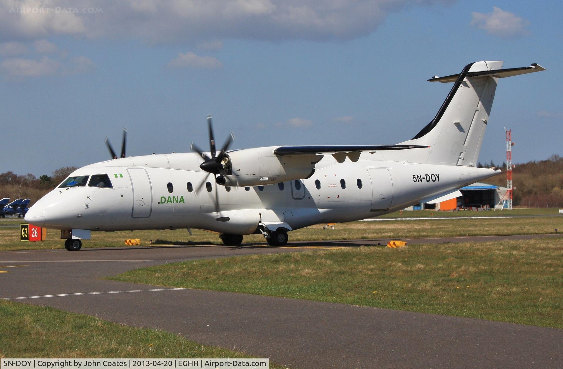 5N-DOY, 1998 Dornier 328-100 C/N 3089, Taxiing out for engine running