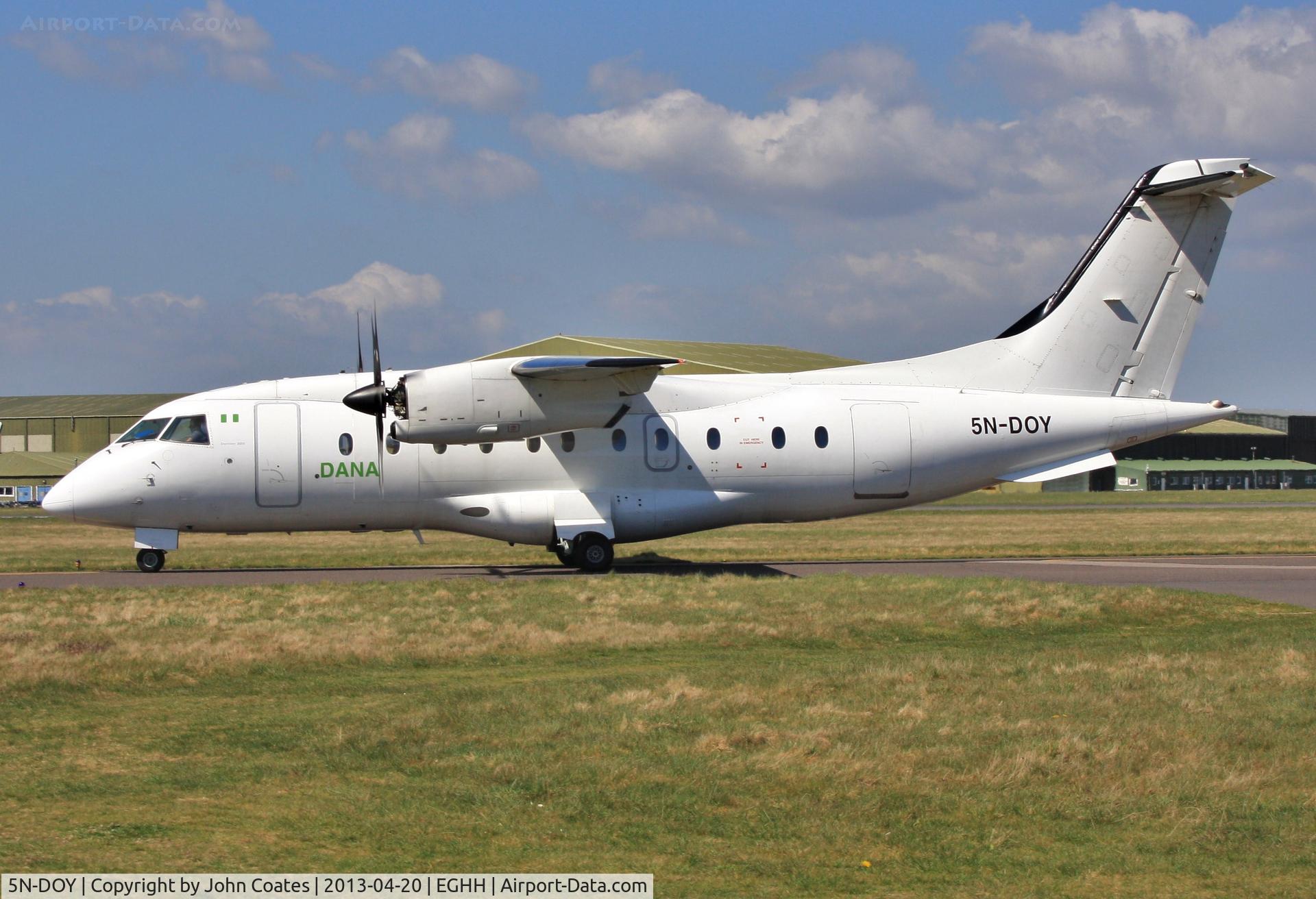 5N-DOY, 1998 Dornier 328-100 C/N 3089, Taxiing from JETS