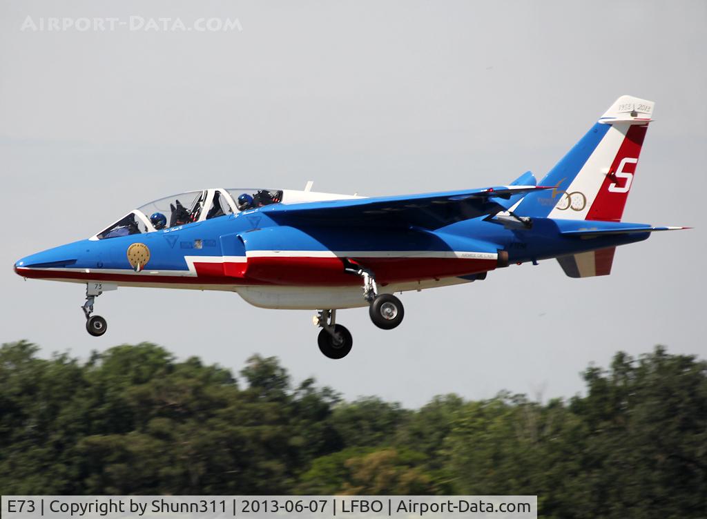 E73, Dassault-Dornier Alpha Jet E C/N E73, Landing rwy 14R for Muret Airshow 2013