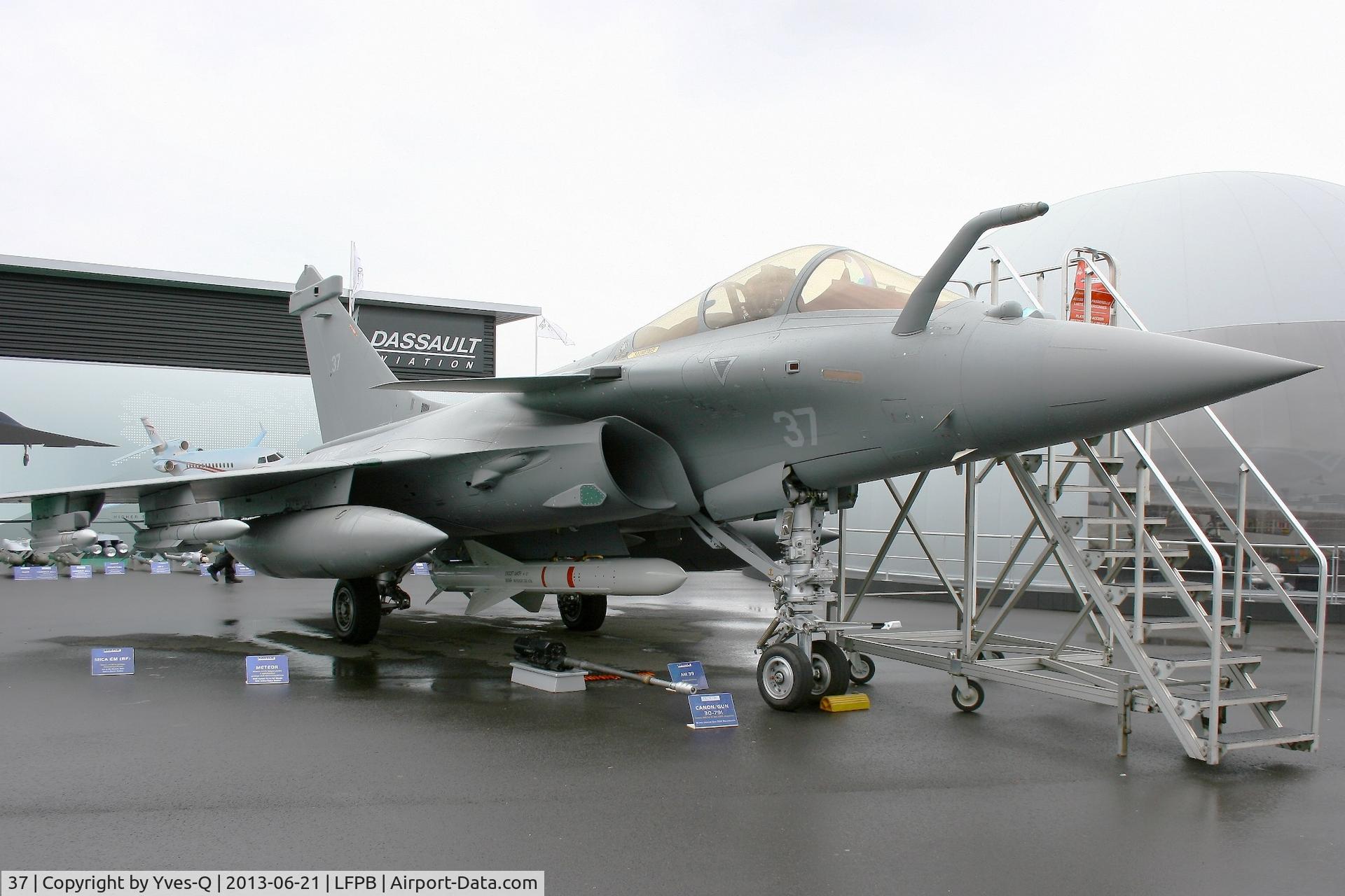 37, 2012 Dassault Rafale M C/N 37, French Naval Aviation Dassault Rafale M, Static Display Paris-Le Bourget Air Show 2013
