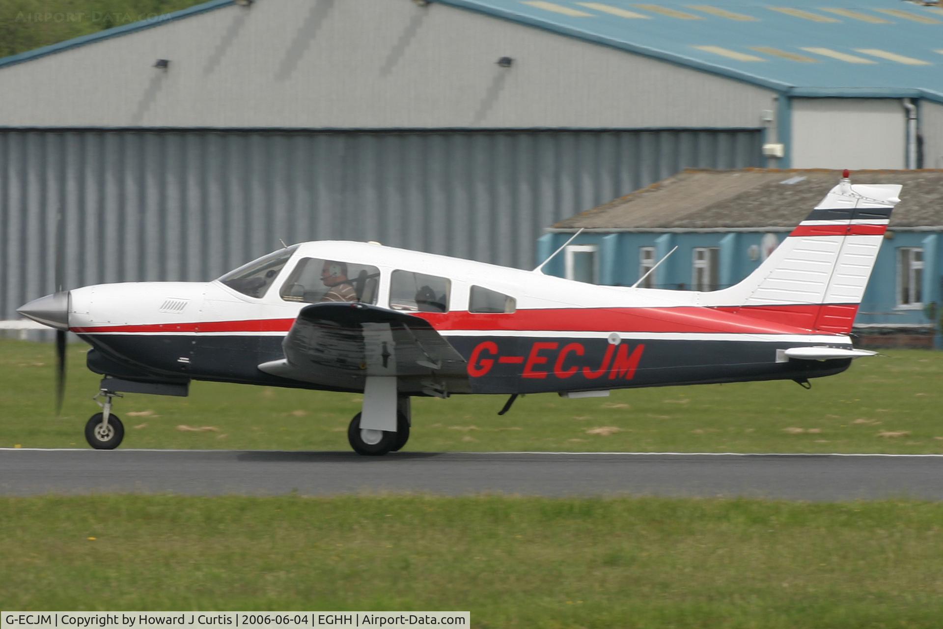 G-ECJM, 1978 Piper PA-28R-201T Cherokee Arrow III C/N 28R-7803178, Privately owned, a resident here.