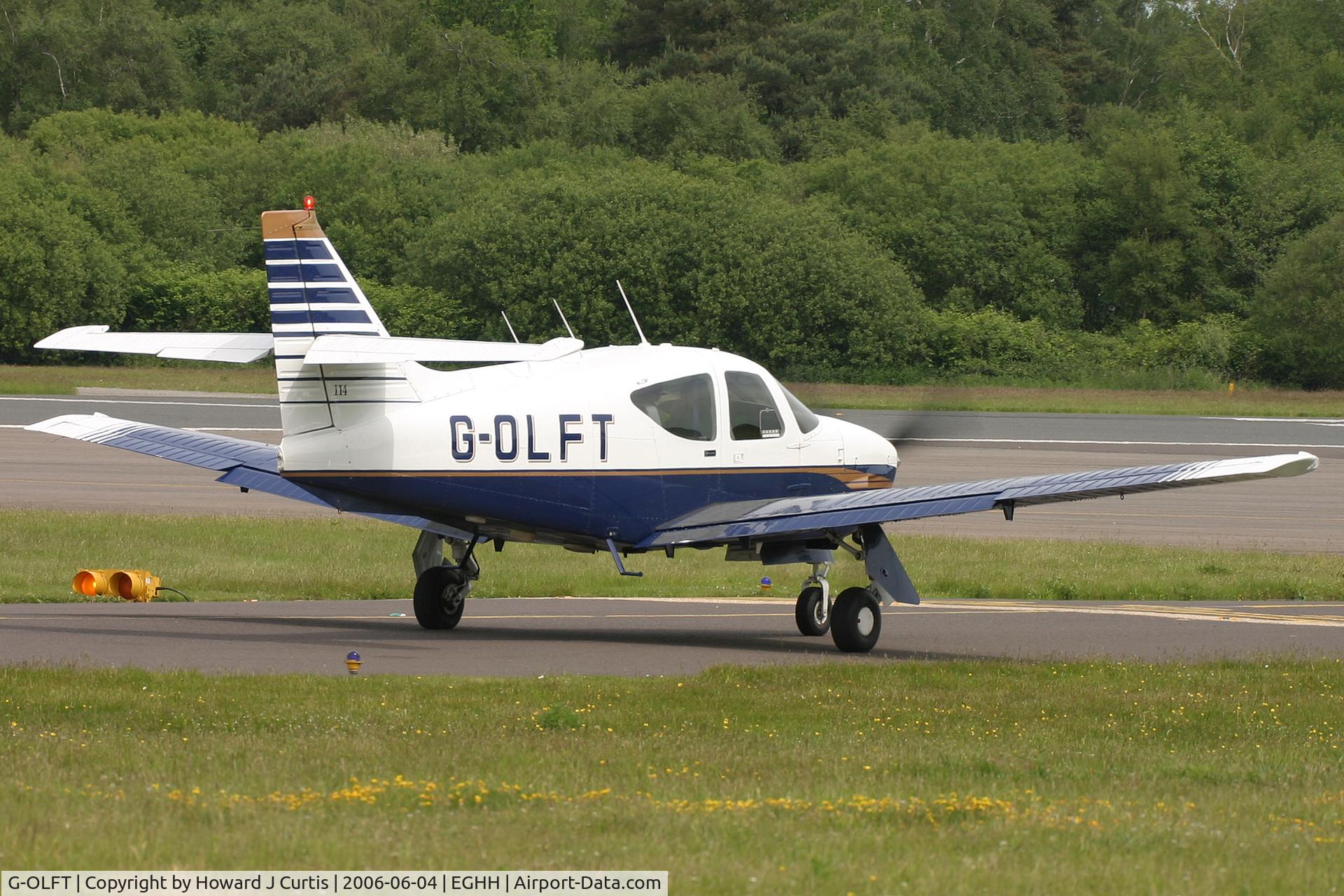 G-OLFT, 1977 Rockwell Commander 114 C/N 14274, Privately owned.