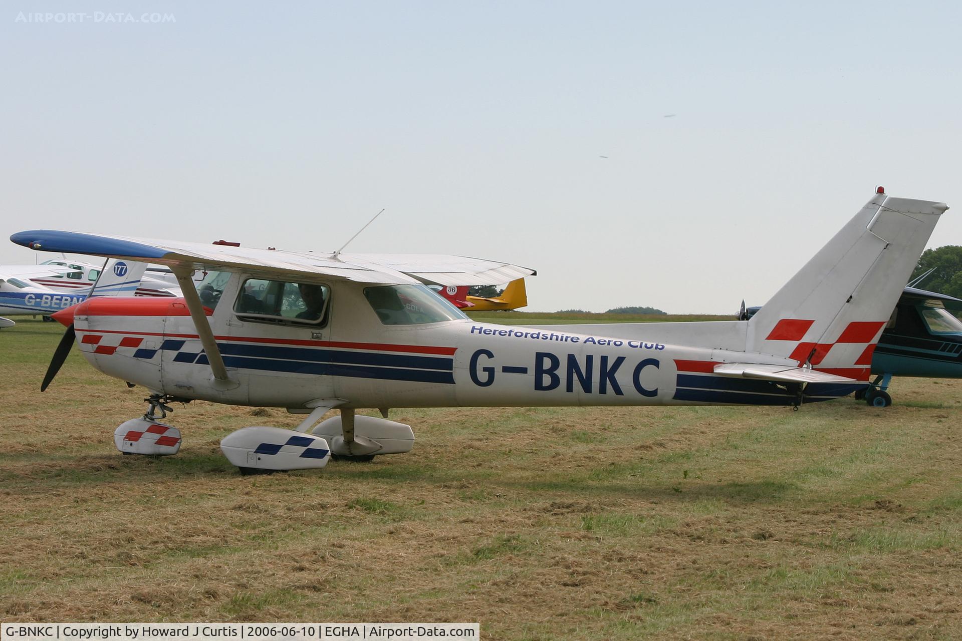 G-BNKC, 1978 Cessna 152 C/N 152-81036, Herefordshire Aero Club.