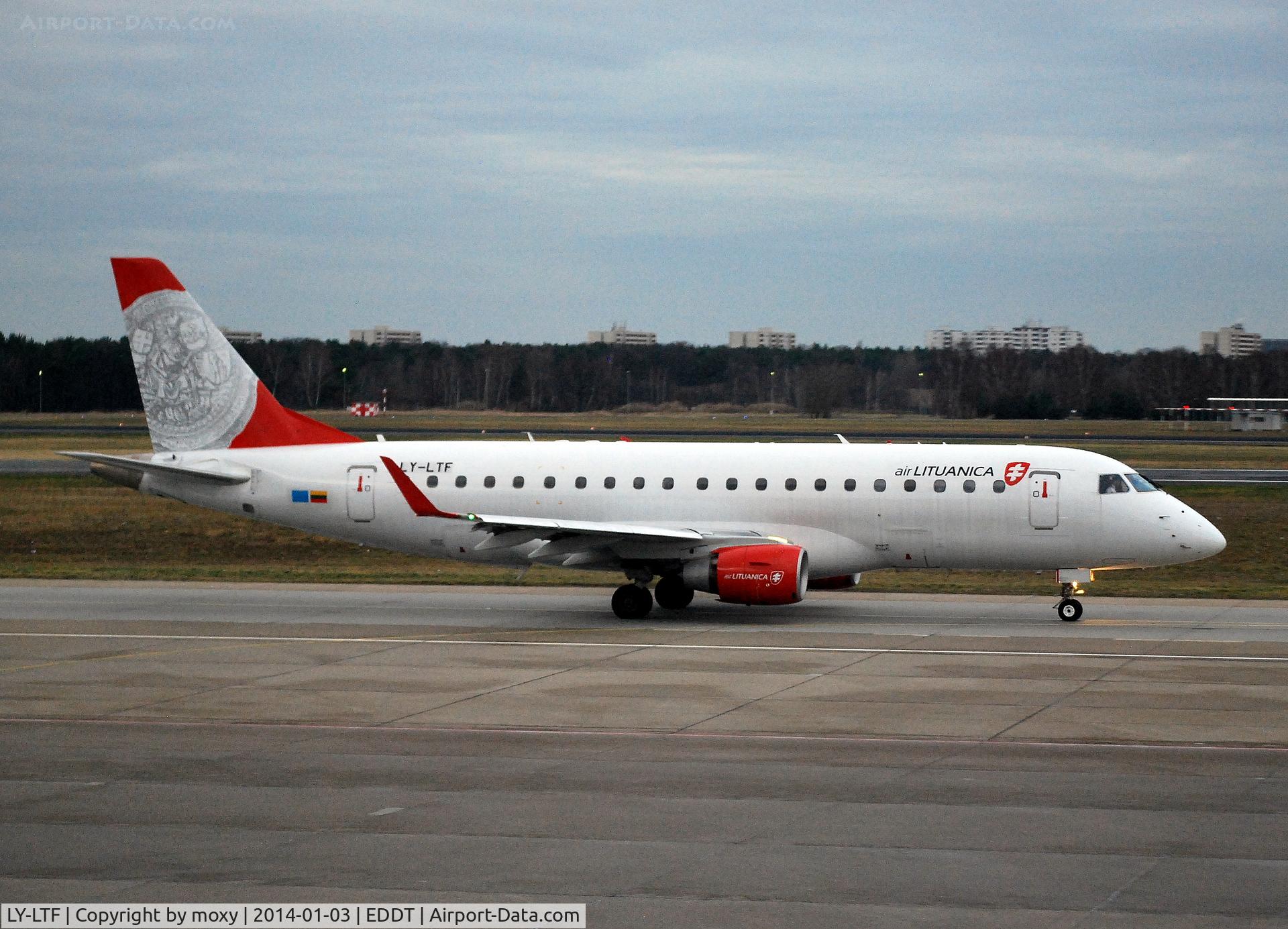 LY-LTF, 2003 Embraer 175LR (ERJ-170-200LR) C/N 17000017, Embraer ERJ-175LR at Berlin Tegel
