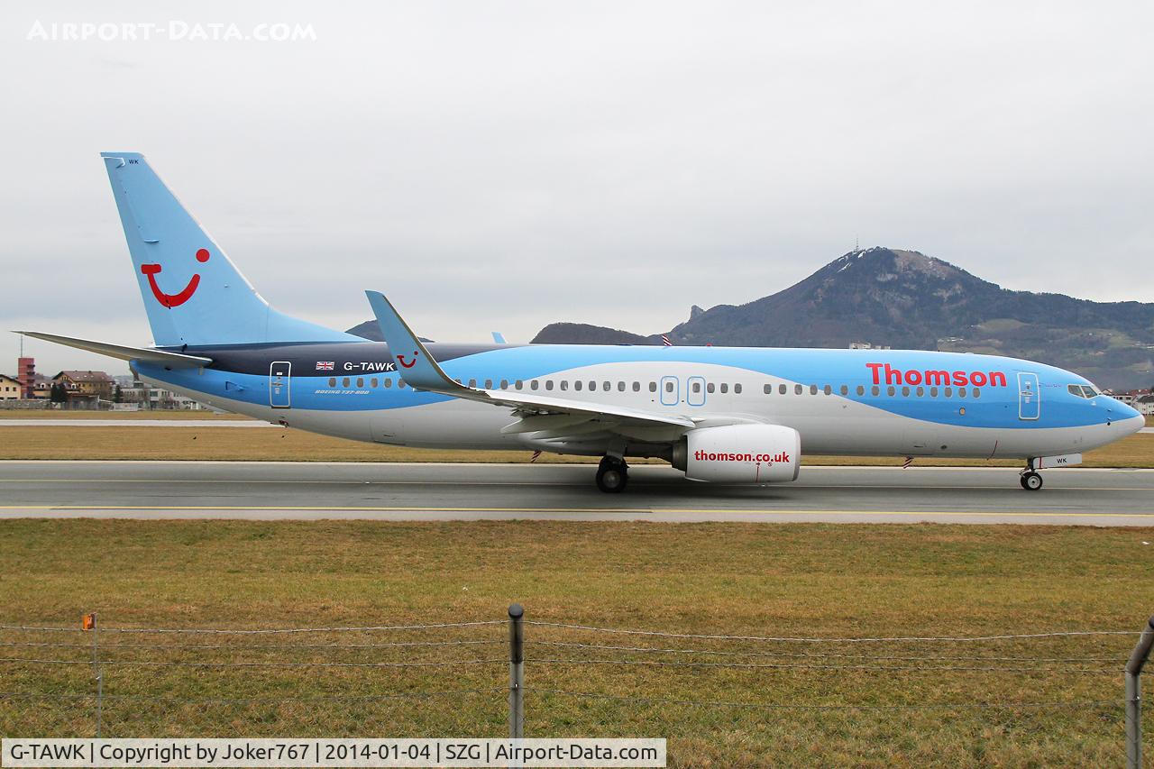 G-TAWK, 2012 Boeing 737-8K5 C/N 37239, Thomson