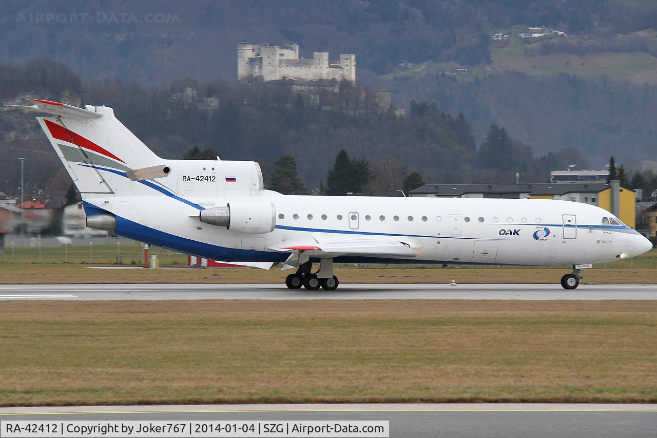 RA-42412, Yakovlev Yak-42D C/N 4520422219055, Irkut