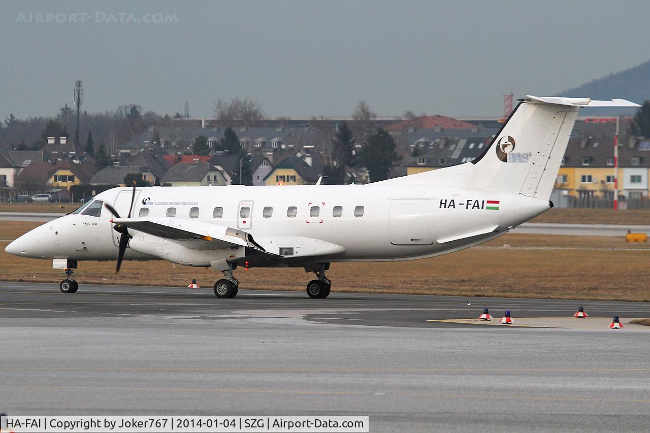 HA-FAI, 1989 Embraer EMB-120ER Brasilia C/N 120123, Budapest Air Service