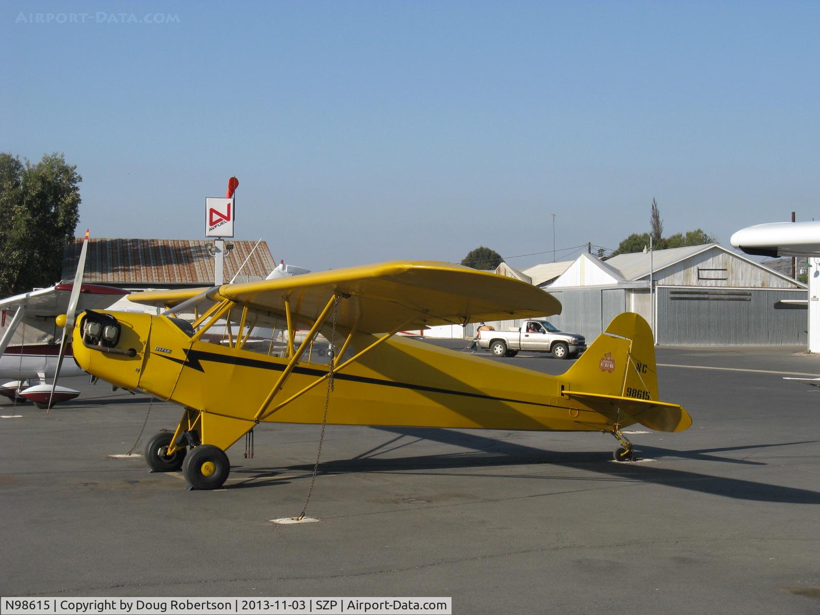 N98615, 1946 Piper J3C-65 Cub C/N 18838, 1946 Piper J3C-65 CUB, Continental A&C65 65 Hp