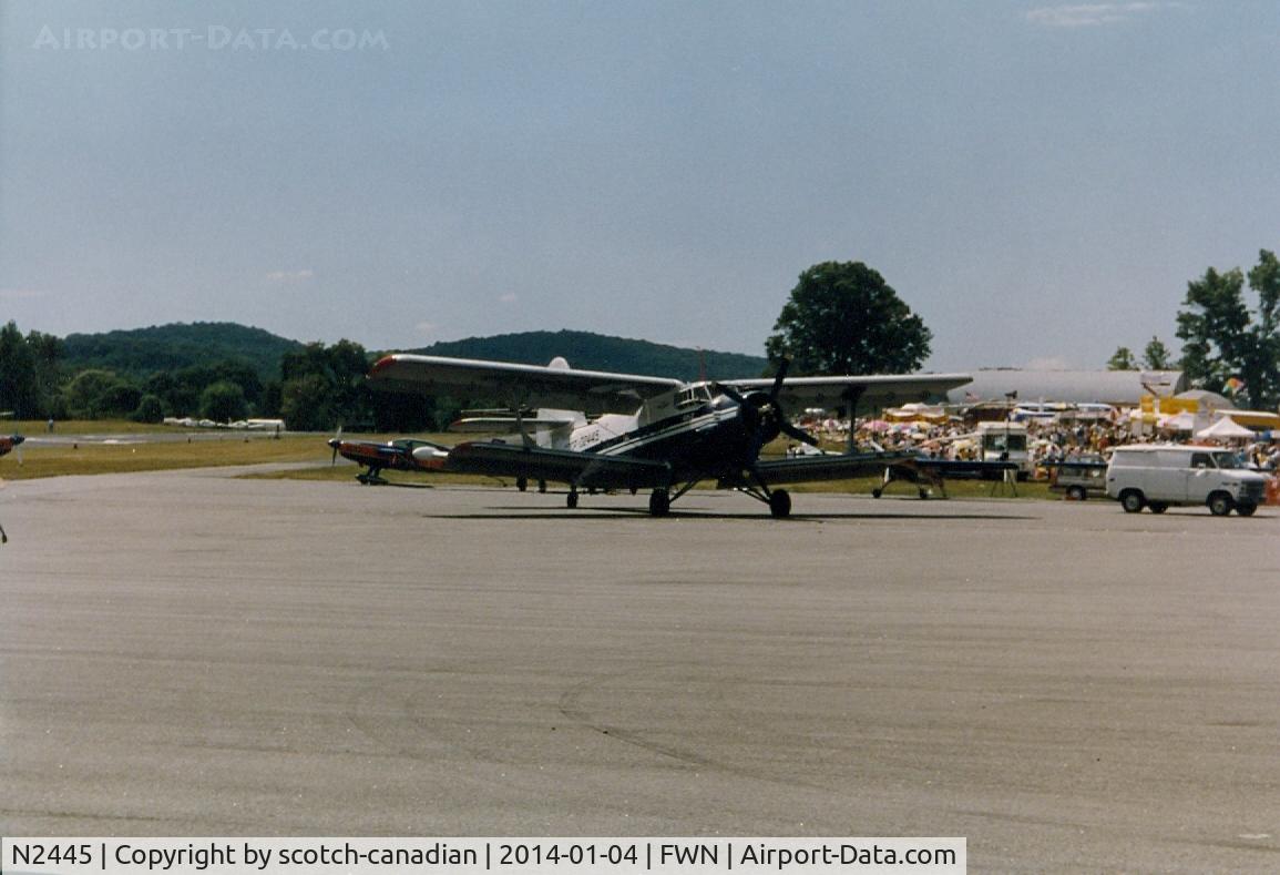 N2445, 1970 Antonov AN-2 C/N 1G11756, 1970 Antonov AN-2, N2445, at the 1993 Sussex Air Show, Sussex, NJ 