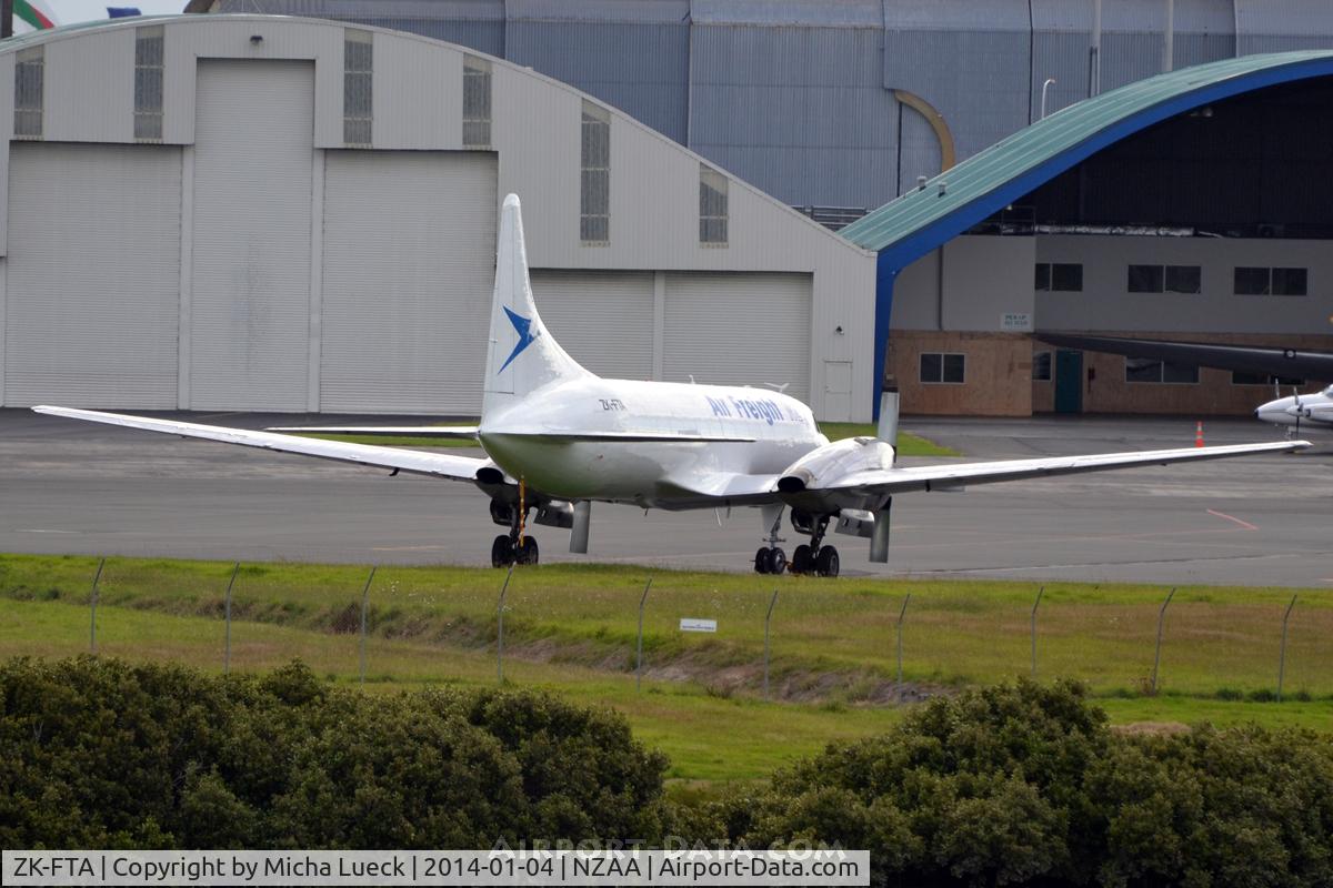 ZK-FTA, Convair 580(F) C/N 168, At Auckland