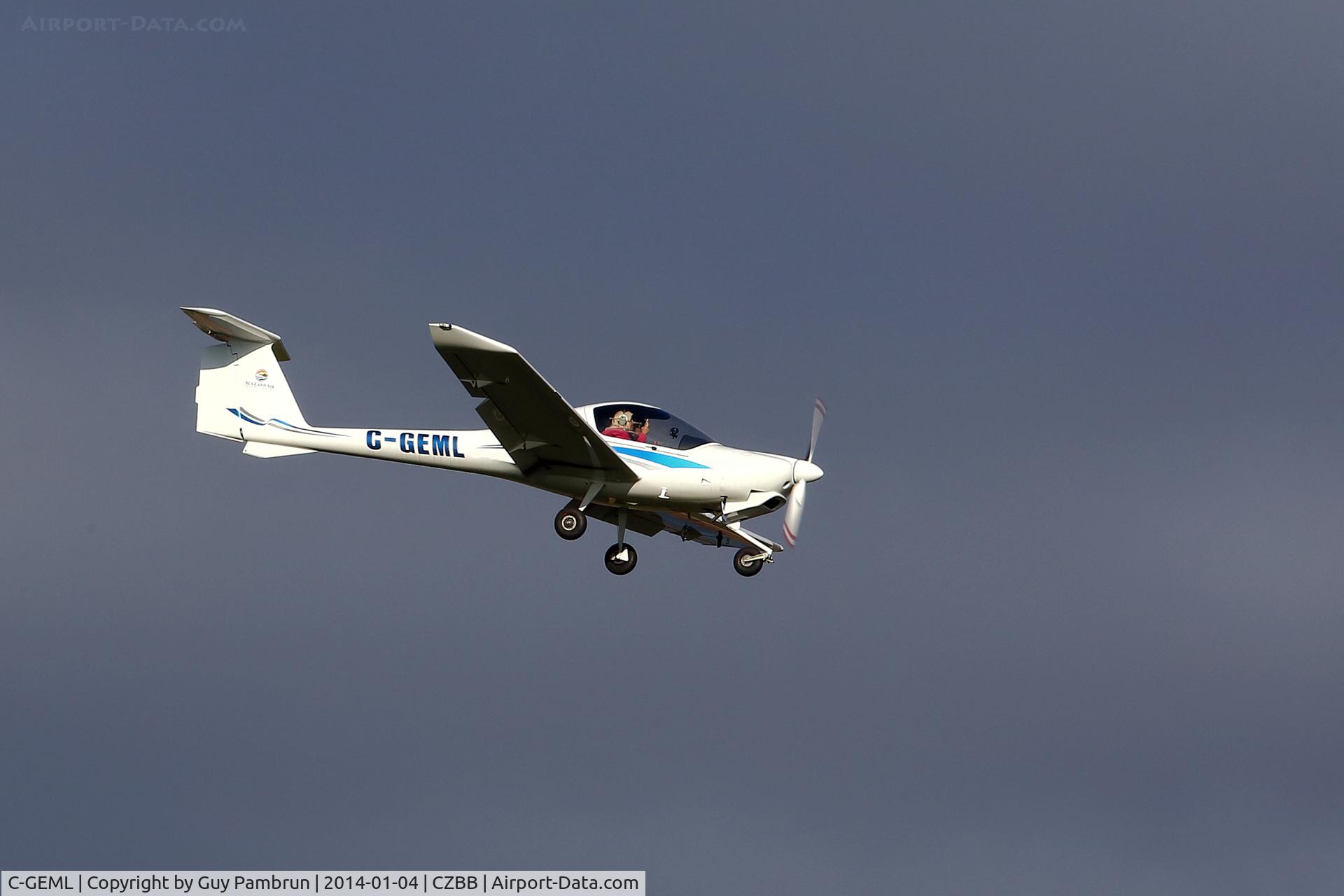 C-GEML, 1996 Diamond DA-20A-1 Katana C/N 10204, Landing