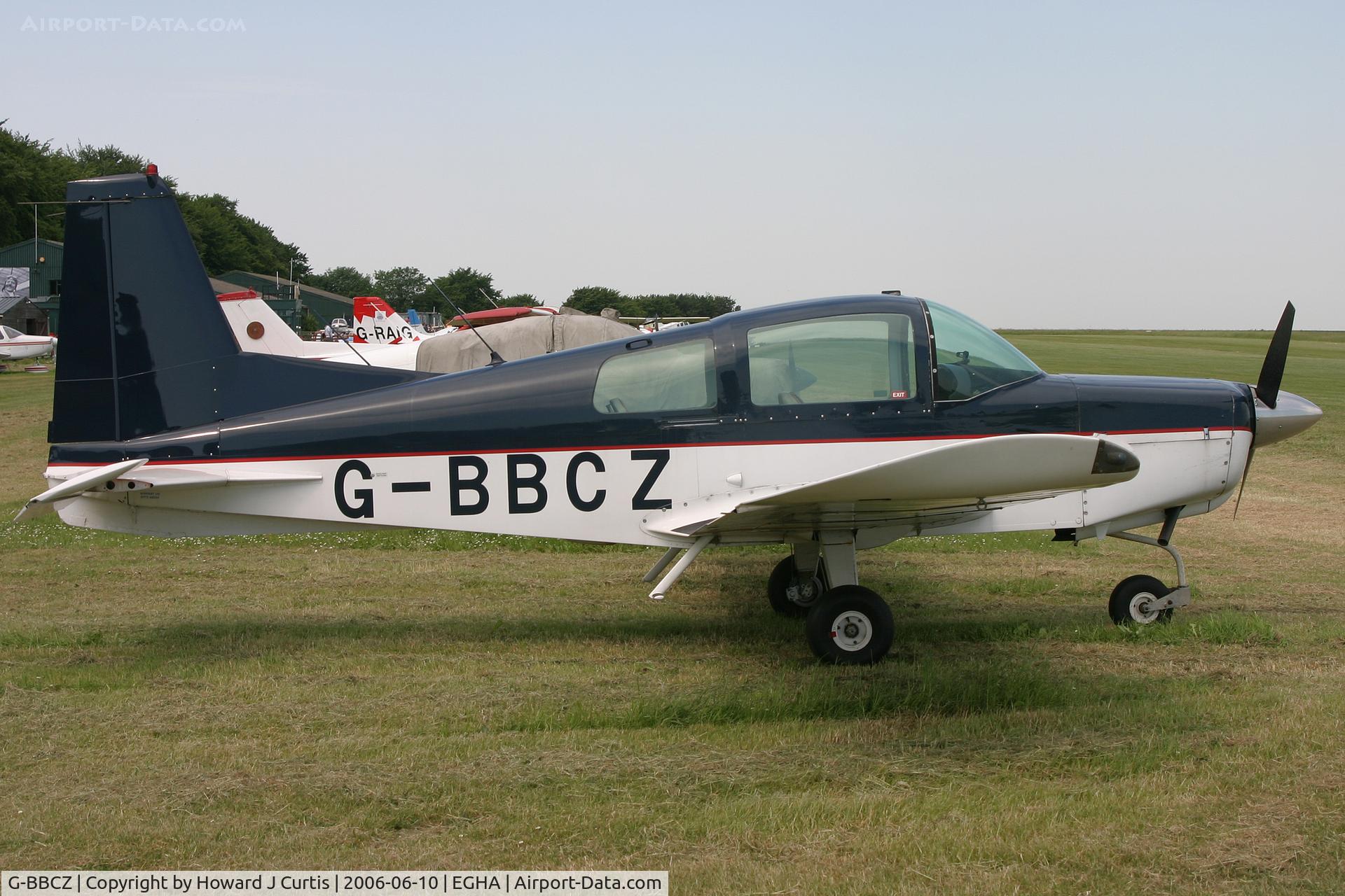 G-BBCZ, 1973 Grumman American AA-5 Traveler C/N AA5-0382, Privately owned.