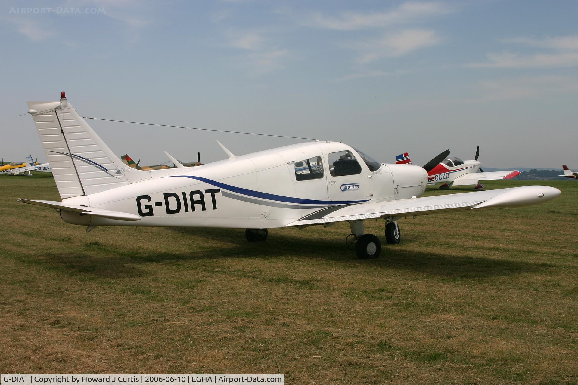 G-DIAT, 1974 Piper PA-28-140 Cherokee Cruiser C/N 28-7425322, Privately owned.