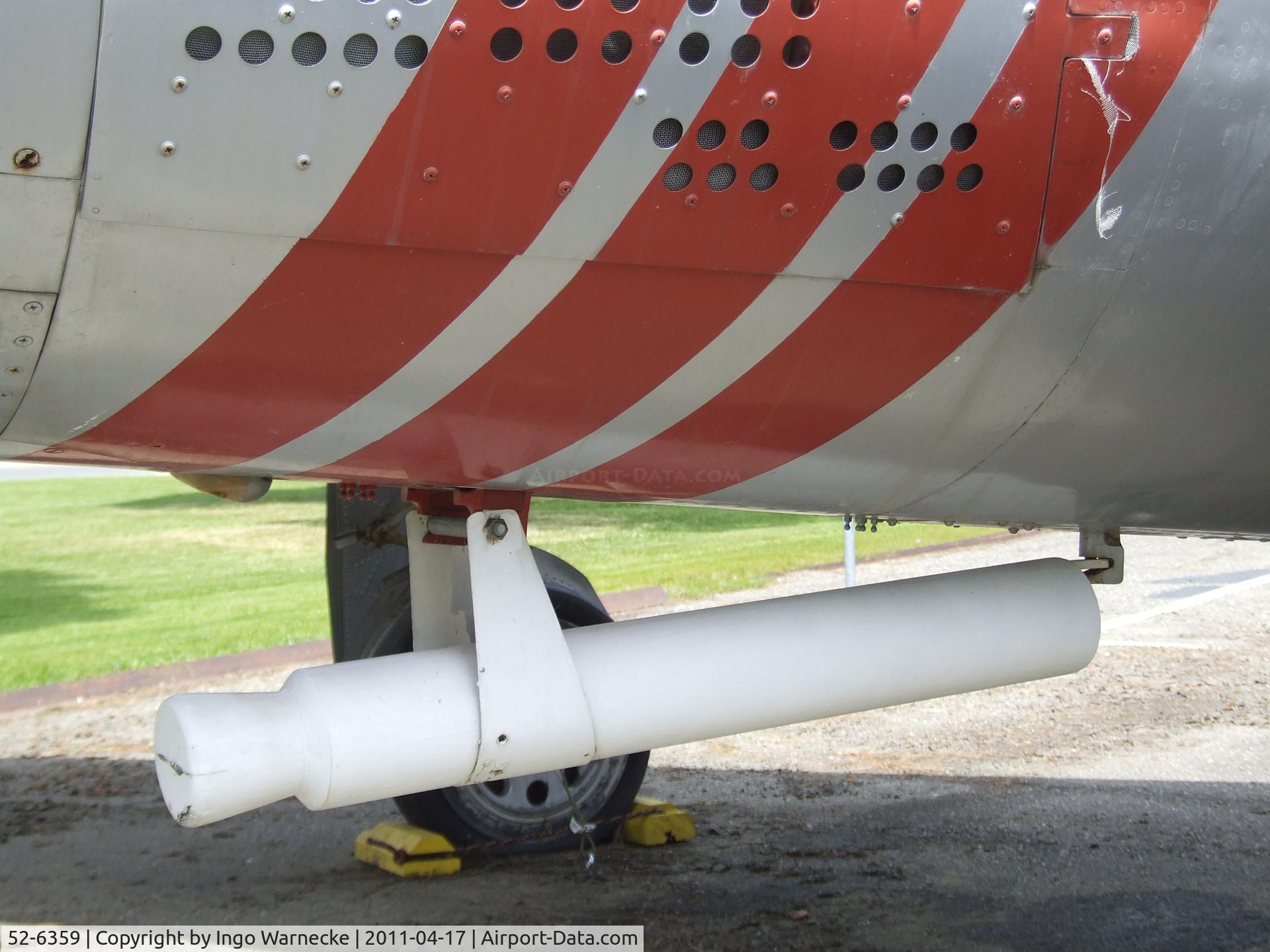52-6359, Republic F-84F Thunderstreak C/N Not found 52-6359, Republic F-84F Thunderstreak at the Travis Air Museum, Travis AFB Fairfield CA