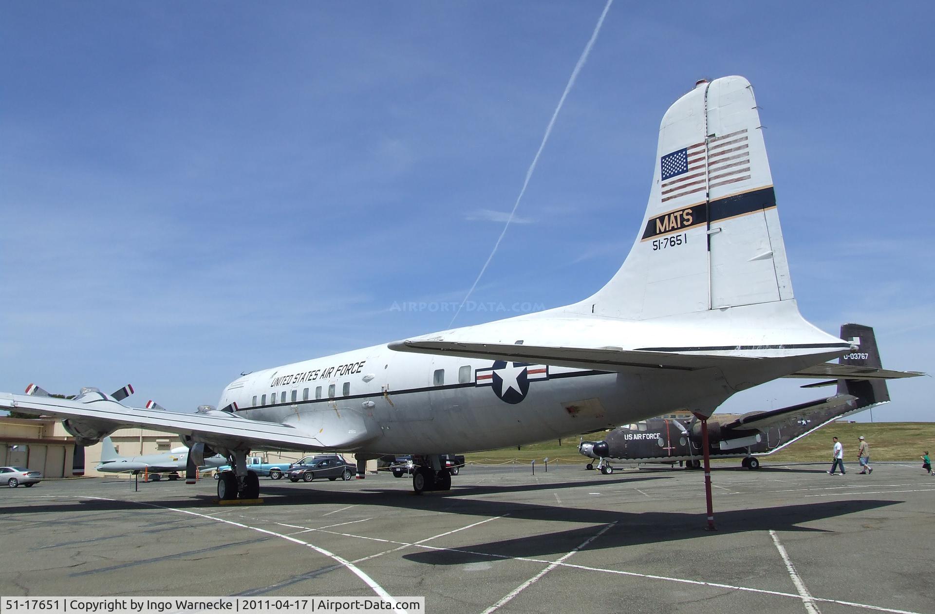 51-17651, 1951 Douglas VC-118B Liftmaster (R6D-1) C/N 43705, Douglas C-118A Liftmaster at the Travis Air Museum, Travis AFB Fairfield CA