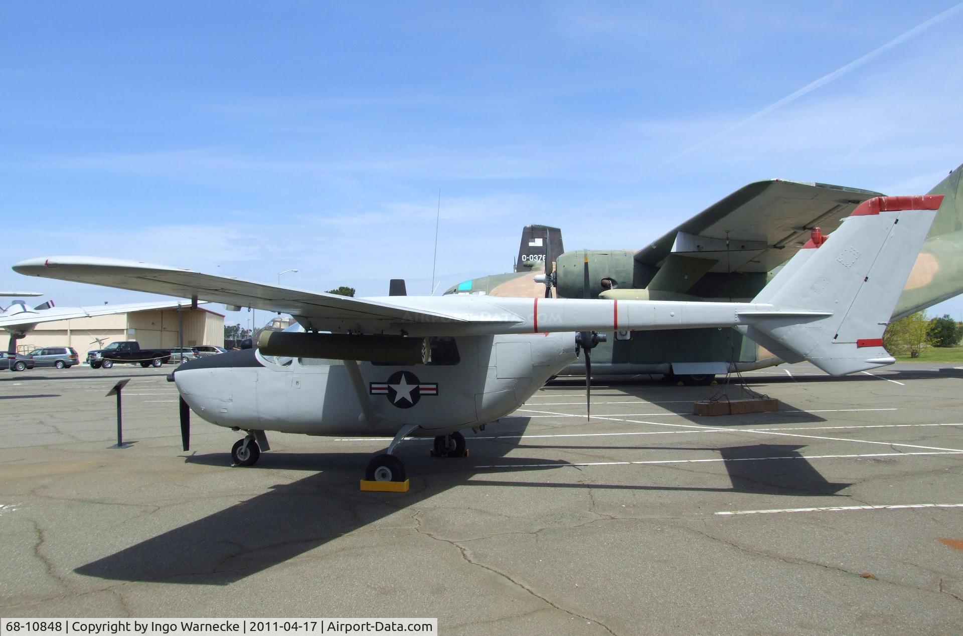 68-10848, Cessna O-2A-CE Super Skymaster Super Skymaster C/N 337M-0213, Cessna O-2A Super Skymaster at the Travis Air Museum, Travis AFB Fairfield CA