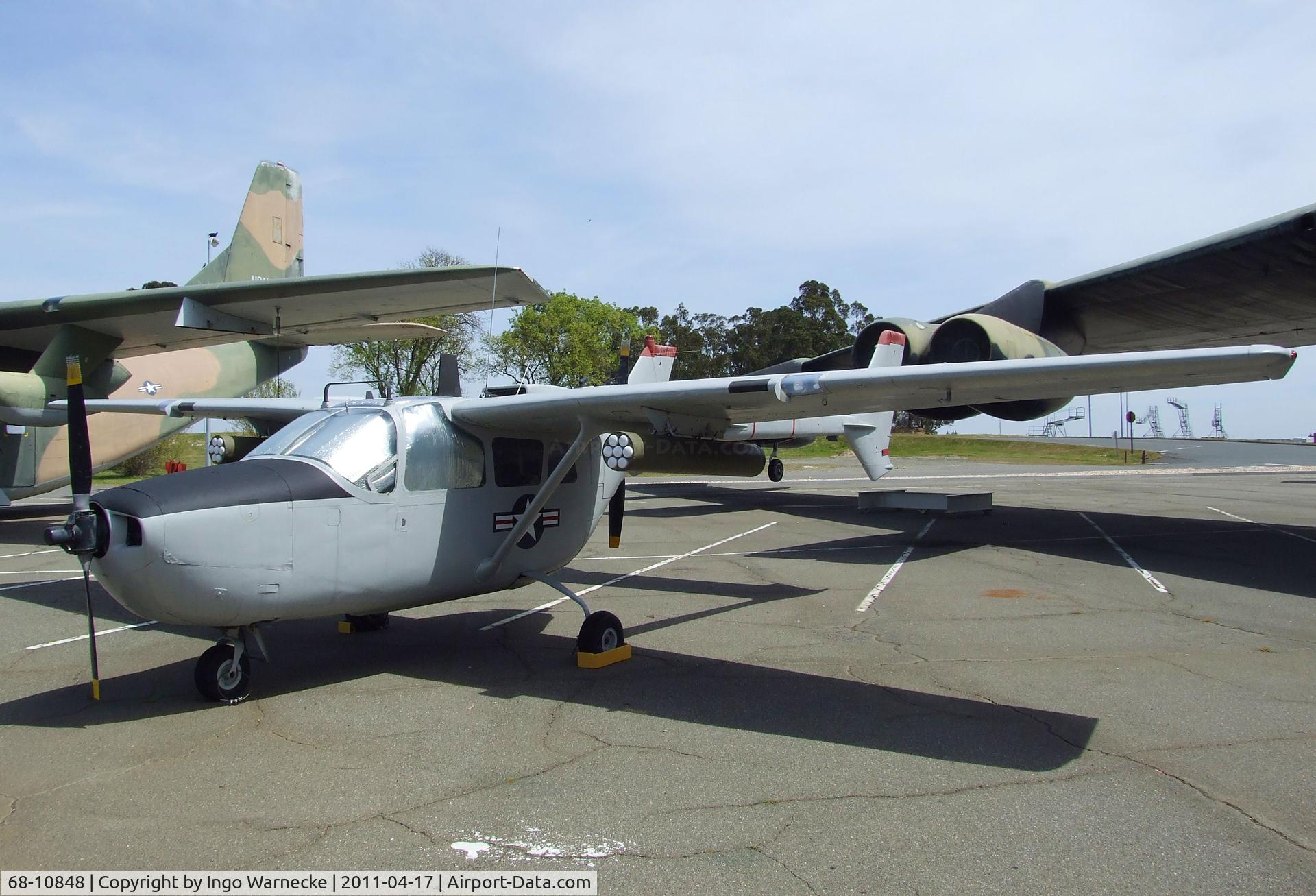 68-10848, Cessna O-2A-CE Super Skymaster Super Skymaster C/N 337M-0213, Cessna O-2A Super Skymaster at the Travis Air Museum, Travis AFB Fairfield CA