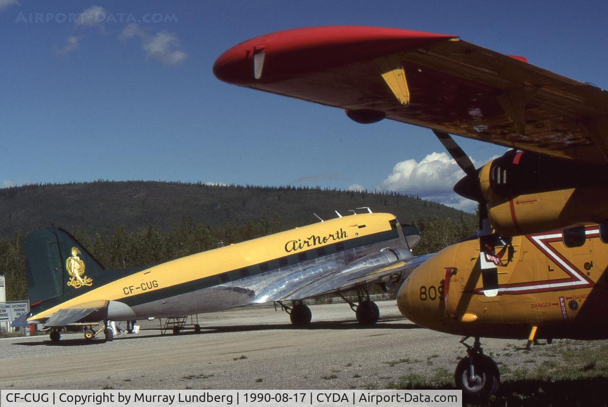 CF-CUG, 1943 Douglas C-47A-40-DL (DC-3) C/N 9891, At Dawson City, Yukon