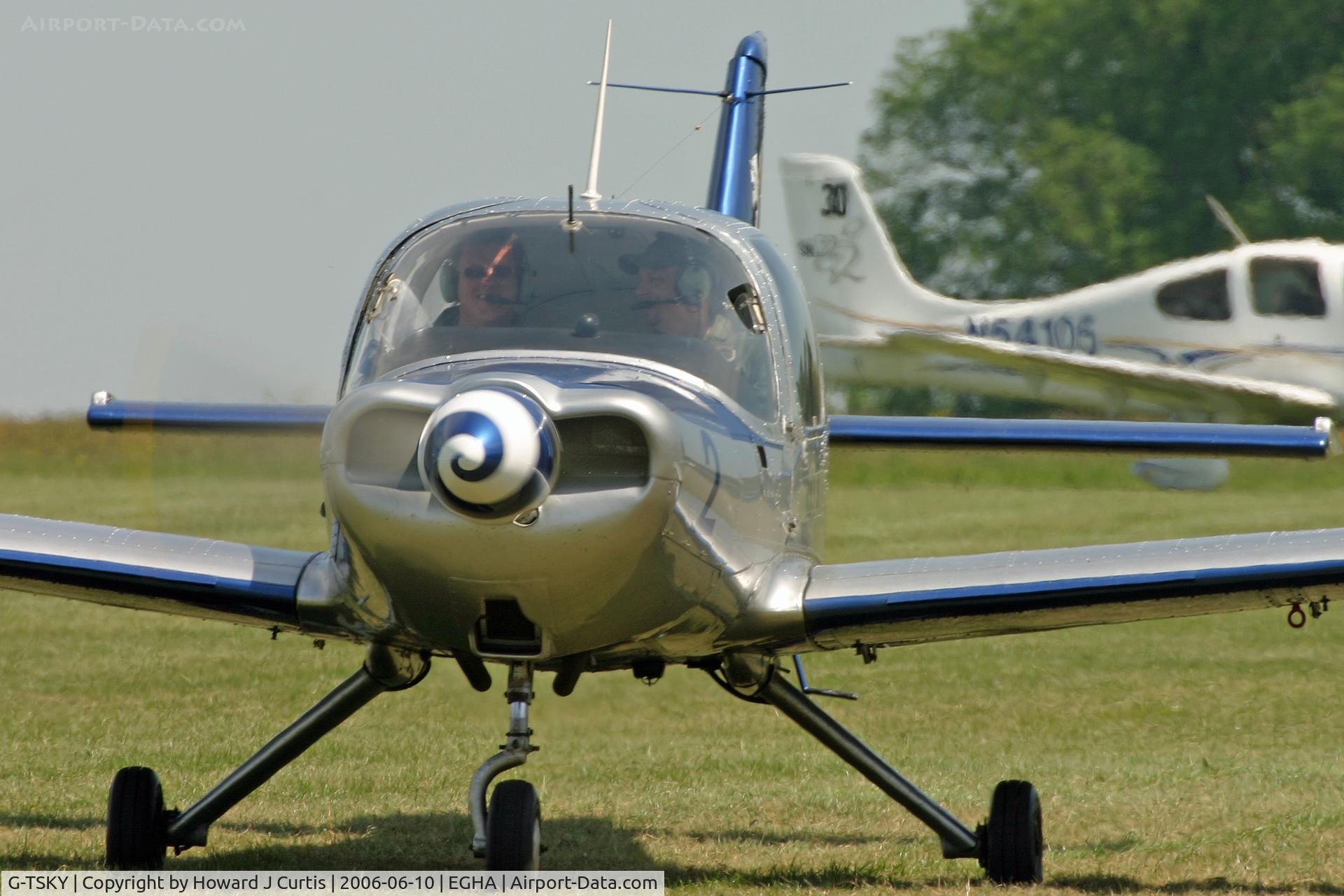 G-TSKY, 1968 Beagle B-121 Pup Series 2 (Pup 150) C/N B121-010, Race number 2, at the Dorset Air Races.