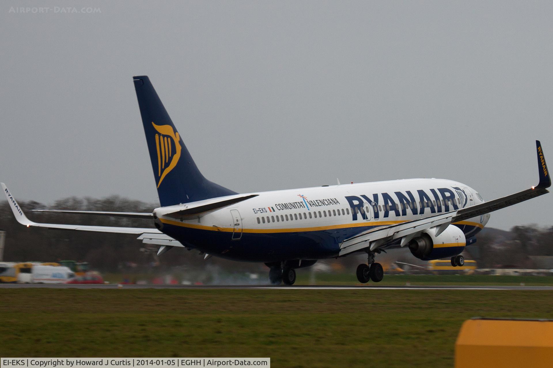 EI-EKS, 2010 Boeing 737-8AS C/N 38504, RYR6765 from Gran Canaria. Just touched down.