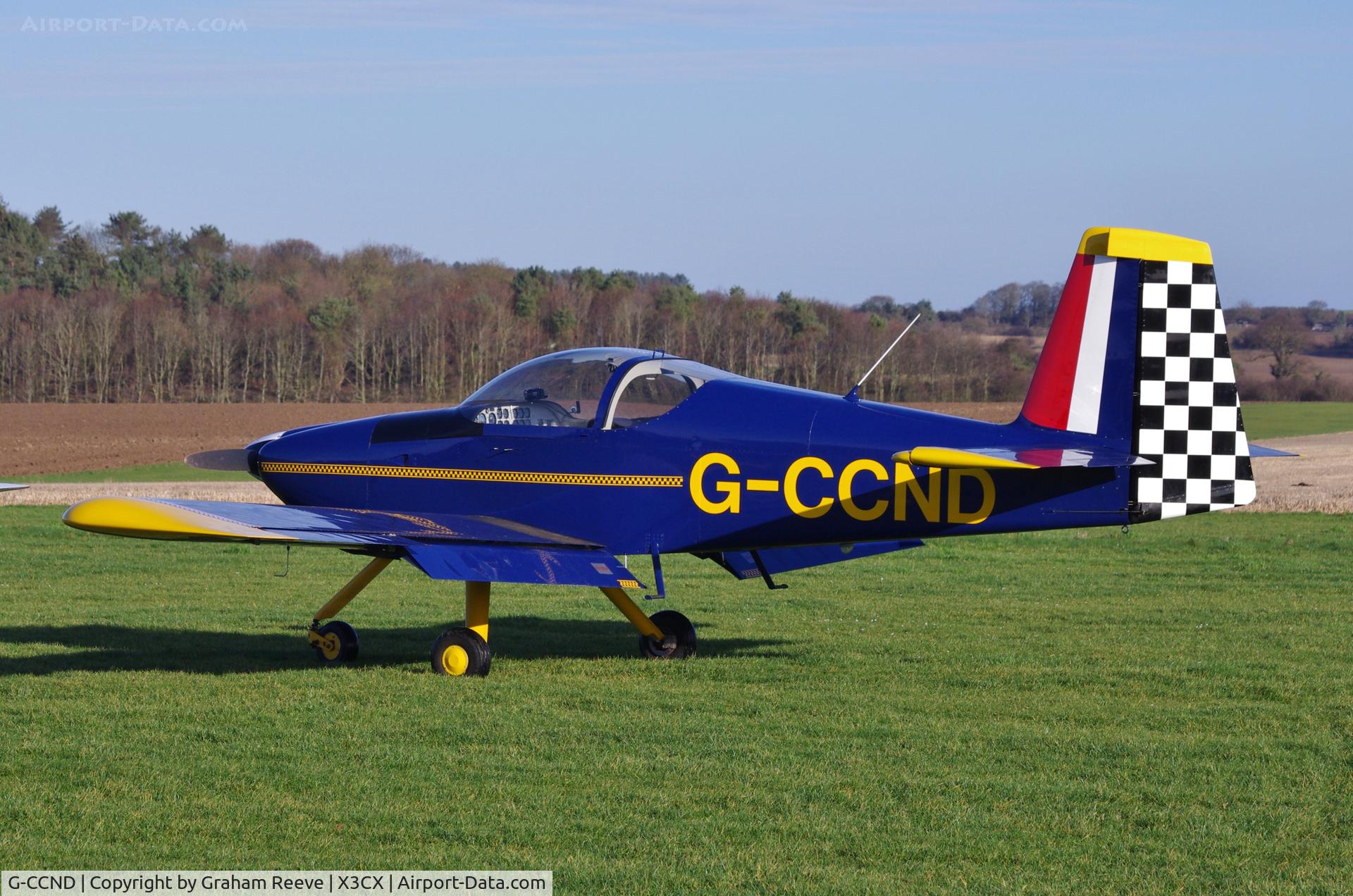G-CCND, 2006 Vans RV-9A C/N PFA 320-14142, Parked at Northrepps.
